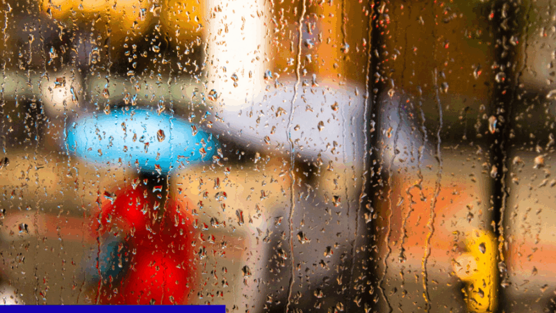 Barbacena amanhece com chuva e queda acentuada de temperatura