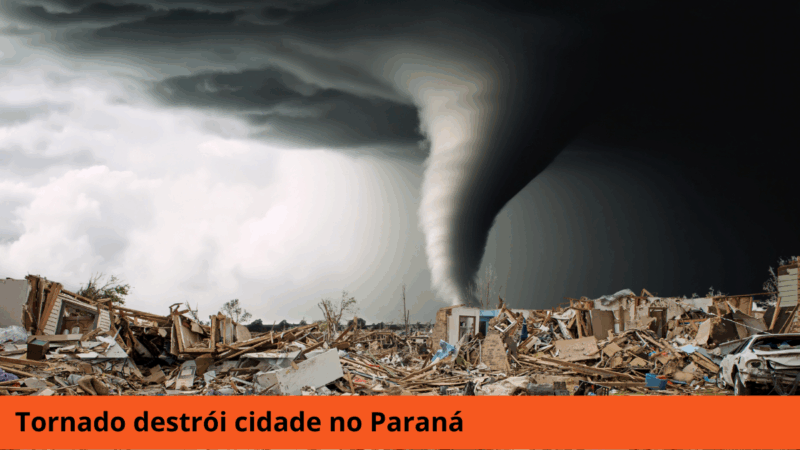 Tornado no Paraná deixa rastro de destruição e pelo menos cinco mortos