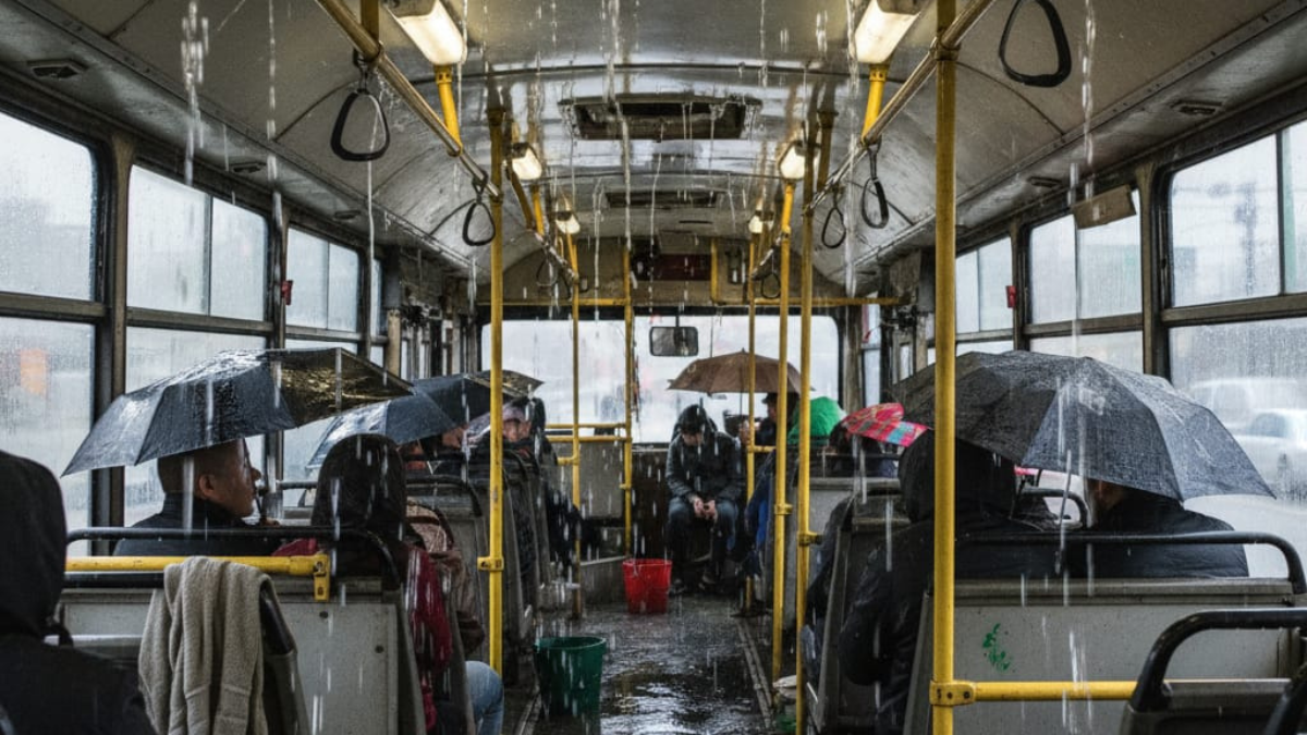 Vídeo expõe situação precária do transporte público de Barbacena e revolta usuários