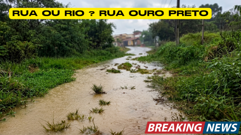 Rua Ouro Preto expõe abandono em bairro de Barbacena e levanta questionamentos sobre fiscalização