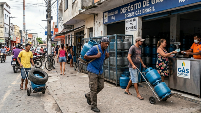 Gás de cozinha sobe até 15% e pressiona orçamento das famílias em abril