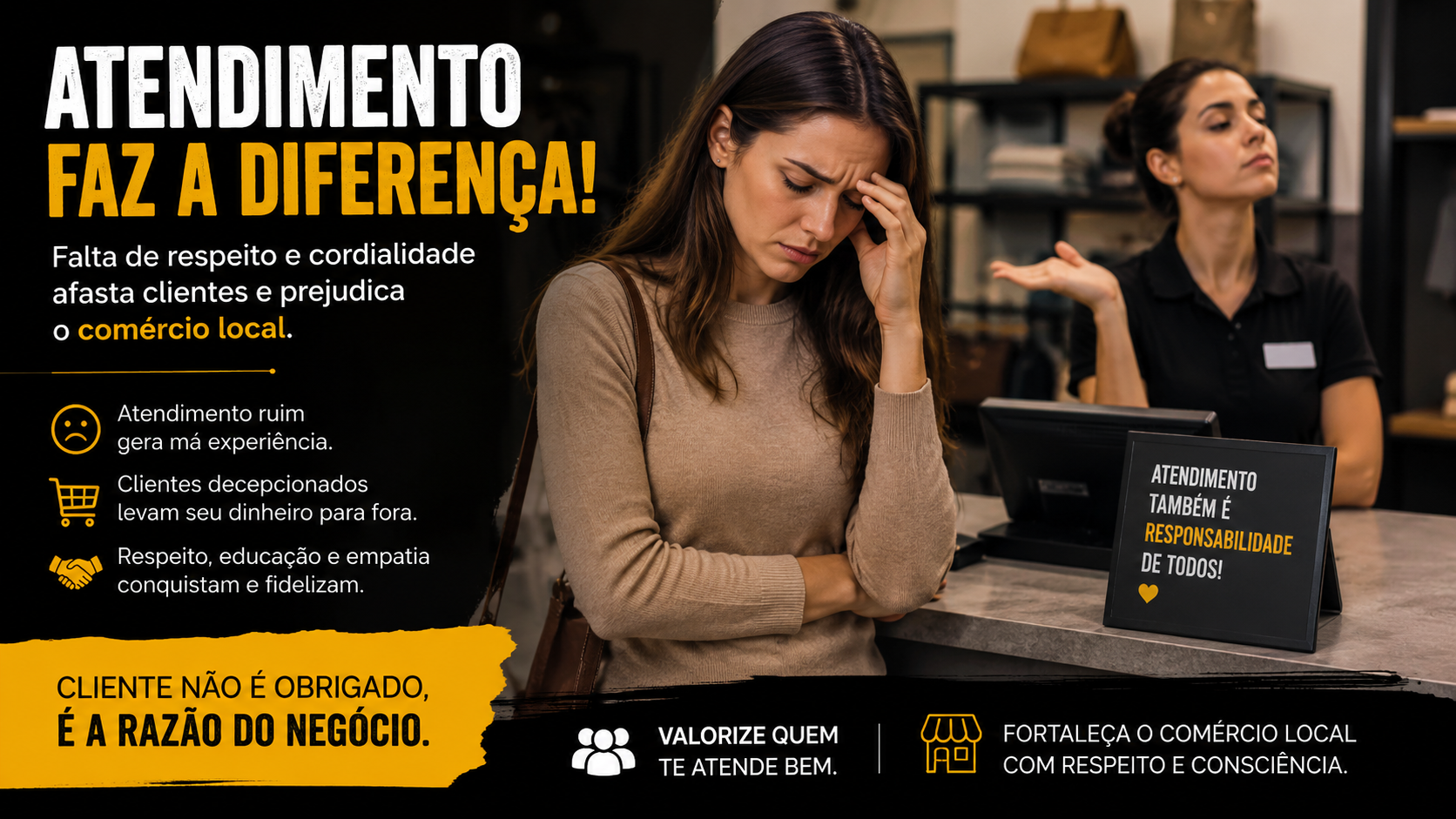 Atendimento ao cliente volta ao centro do debate em Barbacena